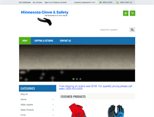 Tablet Screenshot of minnesotaglove.com